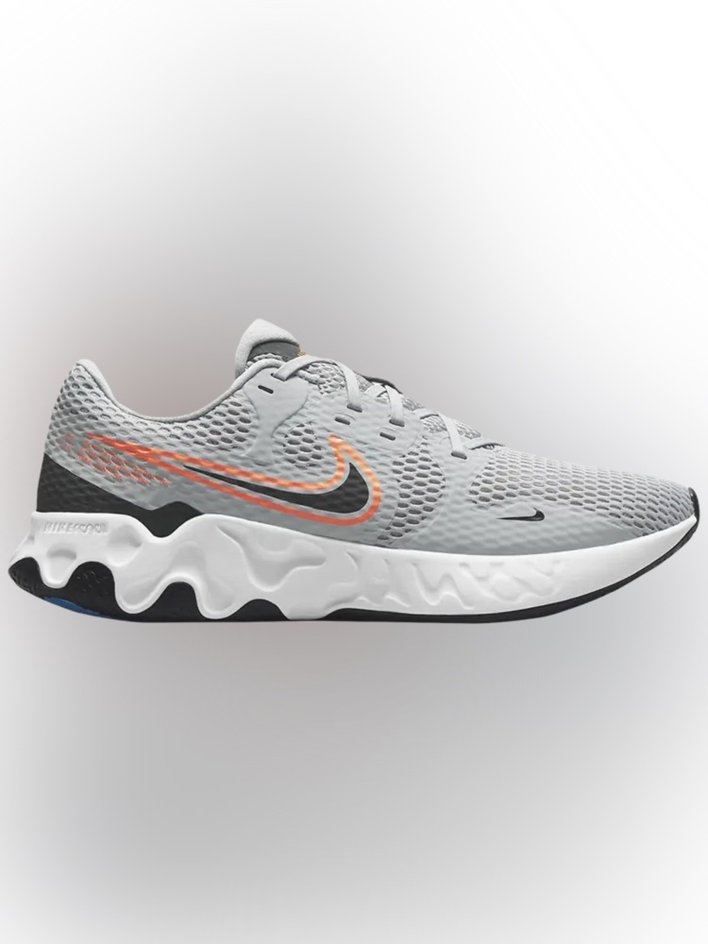 Nike Renew Ride 2 'Light Smoke Grey Total Orange Size 8.5